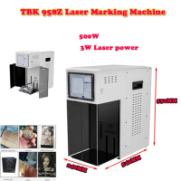 LY-TBK 958Z 3W 500W UV Violet Laser Marking Machine for Mobile Phone LCD Screen Front and Back Glass Frame Separate