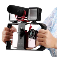 【Ulanzi 優籃子】U-Rig Pro 手持手機攝影二代支架(直播 錄影 擴充支架 熱靴 手機提籠 可用 腳架 雲台)