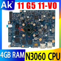 For HP Chromebook 11 G5 11-V0 Laptop Motherboard N3060 CPU 4GB RAM 16GeMMC 900042-001 100% Tested