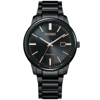 【CITIZEN 星辰】光動能城市手錶 母親節 送禮 禮物(BM7527-89E)