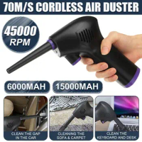 Cordless Air Duster Compressed Air Blower Electric Air Duster for Computer Keyboard Electronics Cleaning for Camera