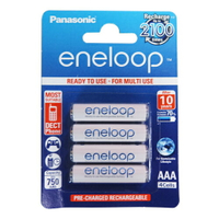 【史代新文具】國際牌Panasonic 4號 eneloop低自放電充電電池(4顆/卡)