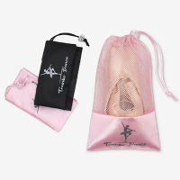 Pink White Dance Bag Shoes Storage Pouch Ballet Organizer Handbag Bags Pouches Satin Ballet Shoe Bag