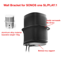 Wall Mount Bracket Metal Wall Mount Stand Holder for SONOS One SL/PLAY:1 Speaker Metal Mount Stand Holder