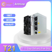 New in stock T21 190T ASIC Miner Bitcoin crypto Miner Free Shipping