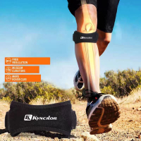 免運 護具運動髕骨帶戶外男女健身跑步登山雙向膝蓋加壓調節減震保護帶護膝-快速出貨