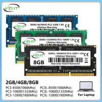 DDR2 DDR3 DDR3L 2GB 4GB 8GB Memory Ram 1066 1333 1600Mhz PC3 1.5V PC3L 1.35V 204Pin PC2 1.8V 5300 6400 Laptop SODIMM Memoria Ram