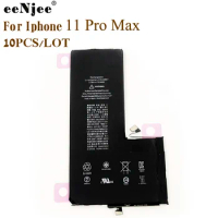 EENJEE 10pcs/Lot New Mobile Phone ORG Quality Batteries For iPhone 11 Pro Max 0 Cycle Li-polymer Pure Cobalt Safe