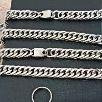 KALUNG TITTANIUM RANTE SILVER JUMBO PENGKAIT SPESIAL