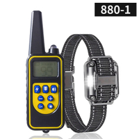 Pupopan Dog Training Collar with Remote IP67 Waterproof E Collar for Dogs Training with Shock Vibrat