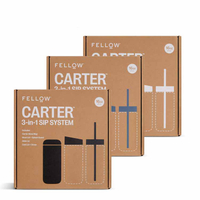 FELLOW CARTER KIT-卡特保溫瓶限定禮盒組 (一杯三蓋：藏藍/ 霧面白/ 磨砂黑)『歐力咖啡』