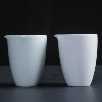 德化白瓷公道杯茶海簡約中式家用陶瓷功夫茶道分茶器鷹嘴純色勻杯