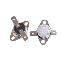 5pcs/lot HUXUAN KSD301 10A 250V DegC 95 Degrees C (N.O.) Normally Open Thermostat Temperature Thermal Control Switch On Off