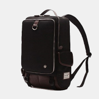 韓國代購 高品質 簡約男性公事14.15吋筆電雙背包 經典包