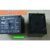 5PCS Brand new Sanyou relay srd-s-112dm 4-pin one group normally open T73 jqc-3ff-12vdc-1hs srds112dm 4pin
