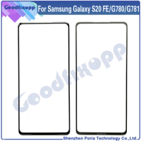 For Samsung Galaxy S20 FE G780F G780G LCD Display Touch Front Outer External Lens For Samsung S20FE 5G SM-G781B/DS Glass Screen