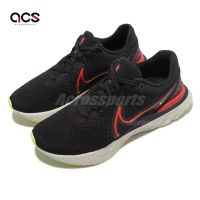 Nike 慢跑鞋 React Infinity Run FK 3 男鞋 女鞋 黑 紅 路跑 支撐 運動鞋 DH5392-007