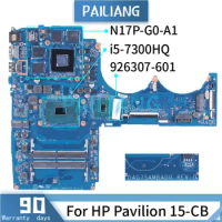 For HP Pavilion 15-CB i5-7300HQ GTX1050 Laptop Motherboard TPN-Q193 DAG75AMBAD0 926307-601 SR32S N17P-G0-A1 Notebook Mainboard