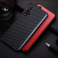 Carbon Fibre texture Phone Case for Huawei Nova 5T 6 7 9 Fashion Design Soft Back Cover for Huawei Nova 7 6 Pro SE Case