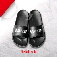 SANDAL SELOP | SLDE ON HELLPRINT LOGO BAND PRIA DAN WANITA