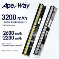 ApexWay 4 cells Black Battery For Lenovo IdeaPad S300 S310 S400 S400u S405 S410 S415 4ICR17/65 L12S4L01 L12S4Z01