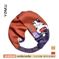 貓魚薄荷復古紅可愛春夏發箍韓國簡約洗臉彈力發帶日系yomu有目