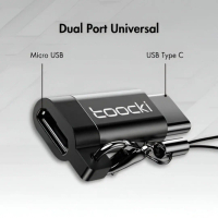 OTG USB Micro to Type C 3.0 Adapter Converter with LanyardΒ