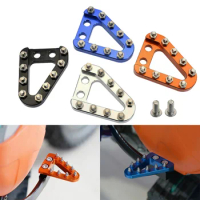 CNC Rear Brake Pedal Step Plate Tip For KTM SX SXF EXC EXCF XC XCF XCW XCFW For Husqvarna FC TE FC FE 150 250 300 350 450 501