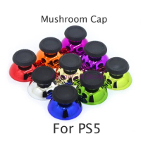 30pcs Plastic Chrome 3D Analog Joystick Thumbstick Grip Mushroom Cap For PlayStation 5 PS5 Controller