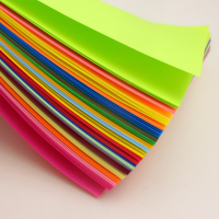 A4彩色學生手工紙10色兒童小朋友手工折紙剪紙薄軟卡紙長方形疊紙