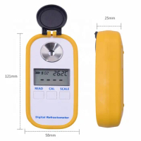 DR201 Salinity Meter 0-28% Digital Salinity Refractometer Salt Meter Portable Water Quality Analyzer