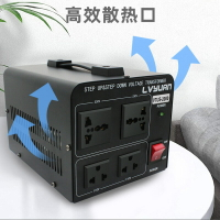 【免運】開發票 110v轉220v電壓轉換器220v轉110v升降變壓器 1000W綠源電源變壓器