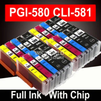 For Canon Pixma TS6151 TS6251 TS8251 TS8252 TS6351 TS8351 TS8352 Printer Ink Cartridge PGI-580 XL XXL CLI-581 PGI580