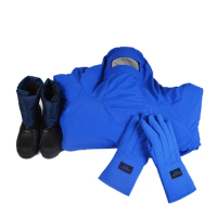 Liquid Nitrogen Cryogenic Garment Safety Work Clothes Low Temperature Protective Clothing With Knapsack Gloves Shoes