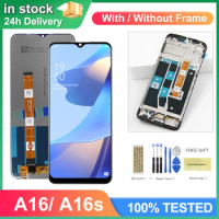 6.12" Screen for Oppo A16 CPH2269 Lcd Display Digital Touch Screen Assembly Panel with Frame for Oppo A16s CPH2271 Replacement