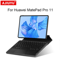 AJIUYU TouchPad Keyboard Backlight Bluetooth For Huawei MatePad Pro 11 GOT-W29 AL09 2022 MatePad 10.4 11 SE T10S T8 Tablet Case