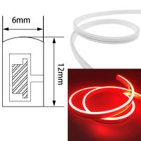 ไฟเส้นไฟแถบ Led Neon flex DC12V 5เมตร ไฟตกแต่งภายในและนอก ไฟบ้านต้องต่อหม้อแปลงกันน้ำทนแดด แถมฟรีขั้