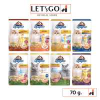 คานิว่า อาหารเปียก KANIVA อาหารแมวเปียก คานิว่า  25 สูตร แบ่งขาย 6 ซอง ขนาด 70 G KANIVA คานิว่า อาหา
