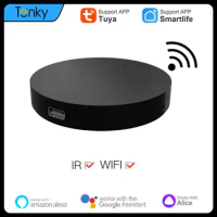 TUYA Smart Home Wifi IR Remote Control Smart WiFi Universal Infrared For TV DVD AUD AC Works With Alexa Google Home Yandex Alice
