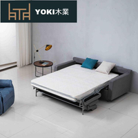 隱藏可折疊沙發床兩用酒店公寓小戶型功能配套專用含床墊sofa bedYYY203免運