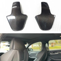 Carbon Fiber Backrest Panel Decorative Shell Front Seat Back Trim Cover For BMW M3 G80 M4 G82 G83 M8 F91 F92 F93 X3M F97 X4M F98