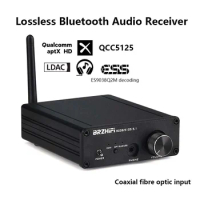 Flagship Bluetooth Audio Decoder ES9038Q2M DAC QCC5125 Bluetooth Module APTX-HD LDAC Format Bluetooth Adapter USB Decoder