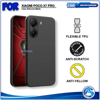 Soft Case Matte Untuk Xiaomi Poco X7 Pro Casing Macaron Warna Hitam