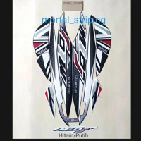 Mio J 2012 2013 Hitam Stiker Striping Lis Body Bodi