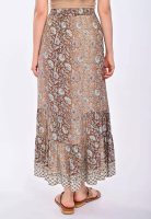 East India Company East India Company Simone - Boho Tiered Long Skirt