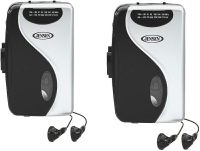 [2美國直購] 磁帶播放器 Bundle Of 2 Jensen SCR-68C Stereo Cassette Player with AM/FM Radio