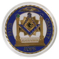 Individual Coins Souvenir Coin Commemorative Coin Blue Lodge Decoration Culture Challenge Coin Masonic Challenge Coin Gift