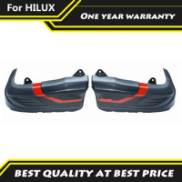 New Style Pickups Black Rear Bumper Cover Replacement ABS TRD Bumper Guard Cover For Hilux Revo 2015 2016 2017