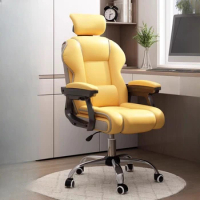 Wheel Computer Office Chair Relax Black Design High Back Ergonomic Chair Recliner Comfy Nordic Silla De Oficina Furniture