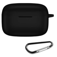 Wireless Bluetooth Earphone Case For JBL LIVE 300 Headset Soft Silicone Cover Dust-Proof Protective Shell With Carabiner